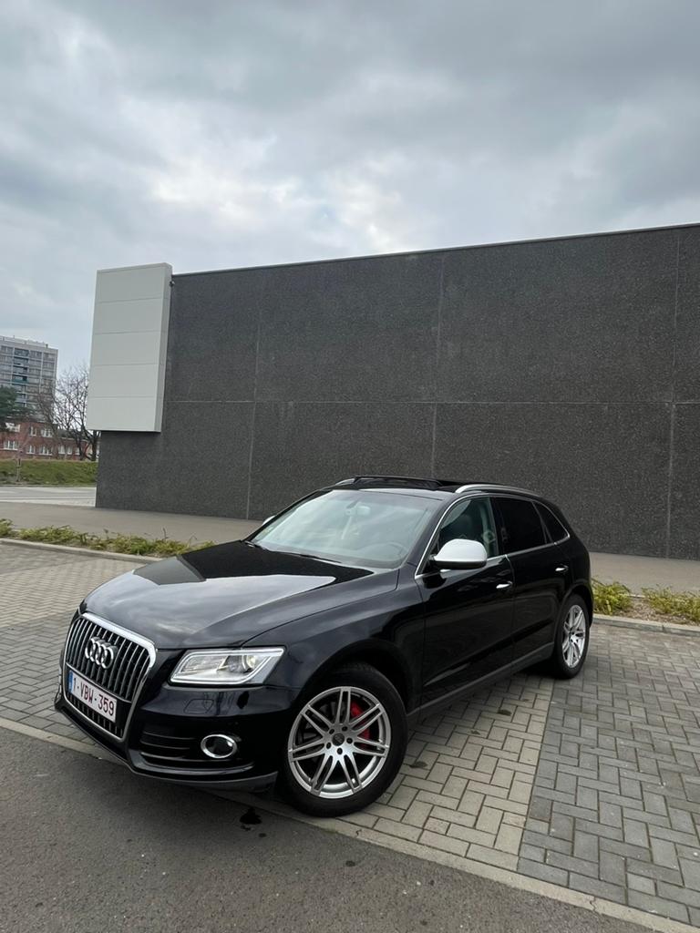 Audi Q5 2.0tdi Euro 6, Auto's, Audi, Q5, Zwart, Leder, Bedrijf