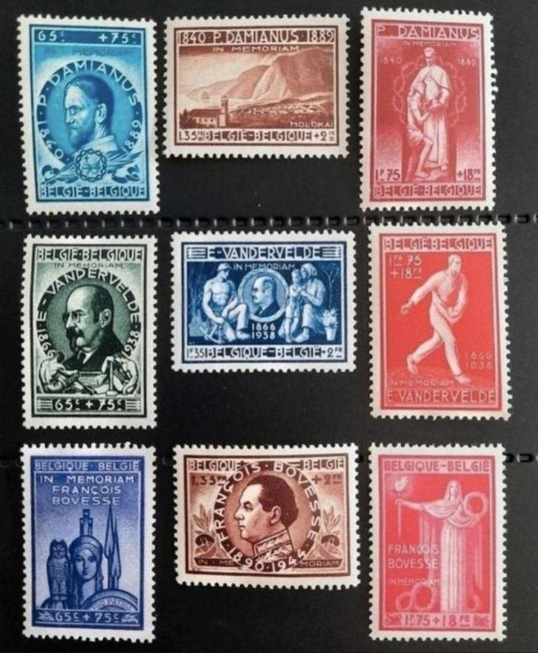 Belgique : OBP 728/37 ** BODAVAN 1946., Sans timbre, Neuf, Enlèvement ou Envoi, Non oblitéré