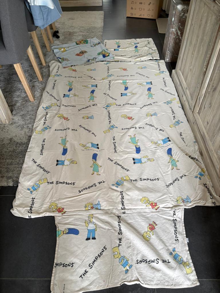 1 pers dekbed overtrekken flanel, Enlèvement, Utilisé