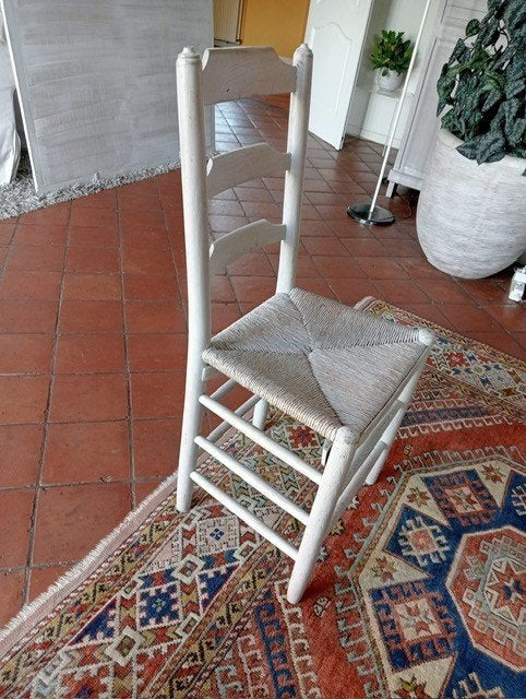 14 chaises en chêne peintes, Maison & Meubles, Enlèvement, Comme neuf, Bois