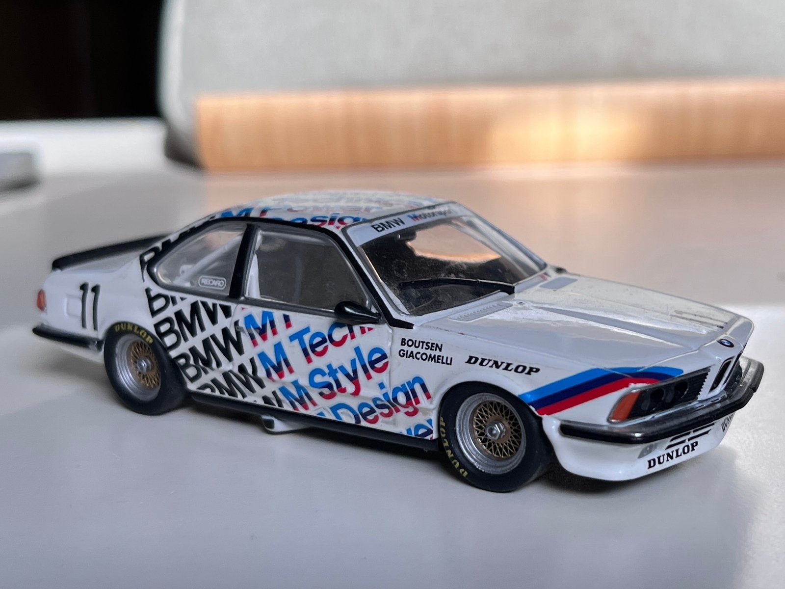 1/43 BMW 635 CSi 500 Km Monza 1983 Minichamps, Hobby en Vrije tijd, Ophalen, Gebruikt, Auto, MiniChamps