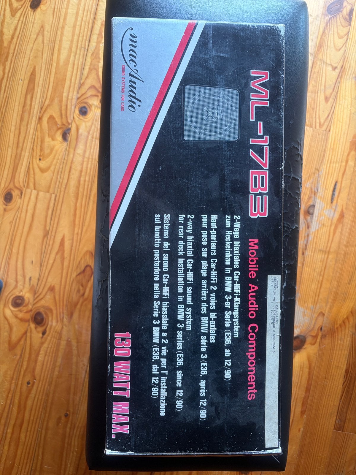 BMW E36 Mac audio originele speakers voor hoedenplank, Autos : Divers, Haut-parleurs voiture, Enlèvement, Comme neuf