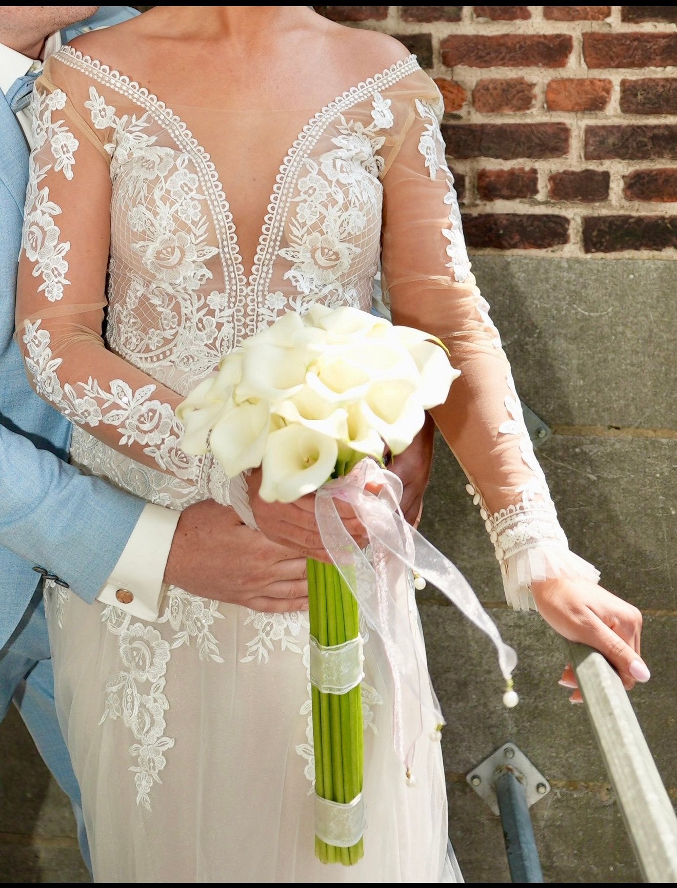 Monica Loretti trouwjurk, Enlèvement ou Envoi, Comme neuf, Robe de mariée