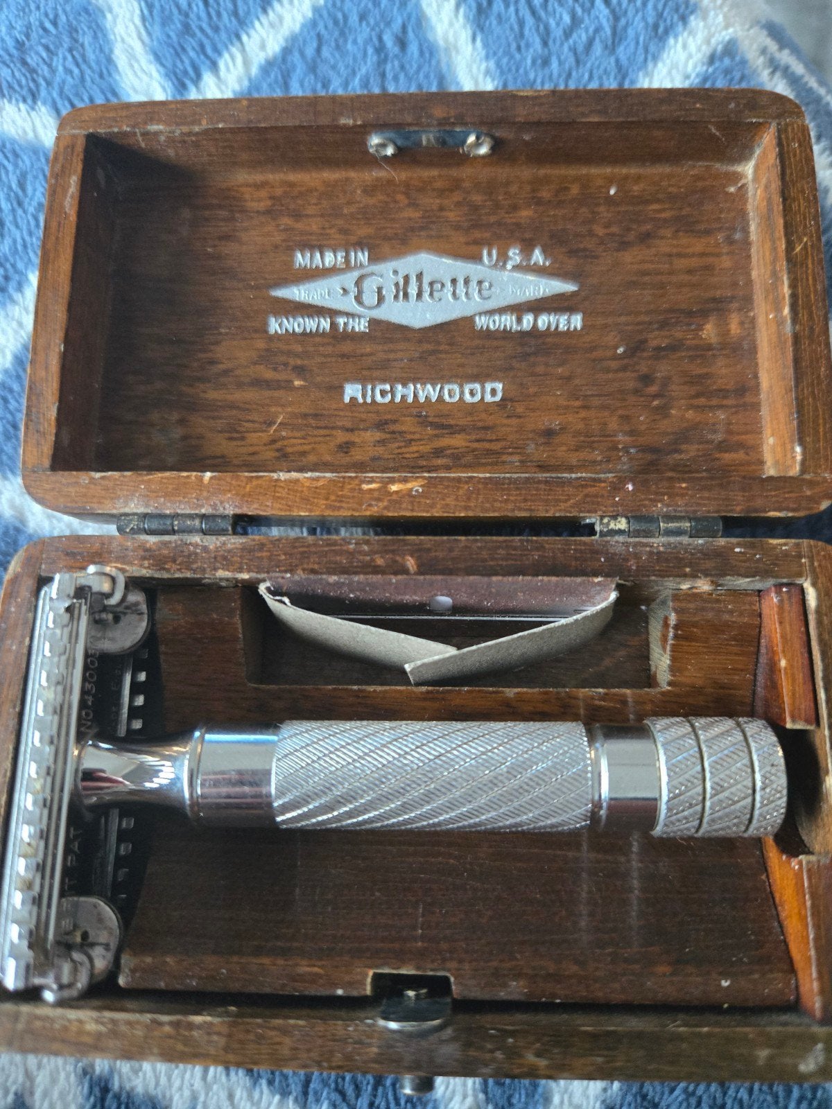 Gillette richwood scheermes, Antiek en Kunst, Ophalen