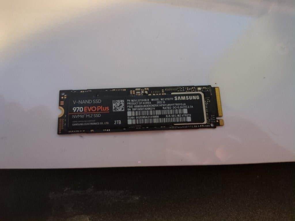 Samsung 970 EVO Plus 2TB nvme ssd, 2TB, Enlèvement ou Envoi, SSD, Interne