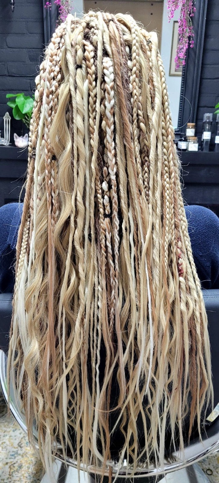 Synthetische dreads 50 DE, Handtassen en Accessoires, Overige Accessoires, Ophalen of Verzenden, Zo goed als nieuw