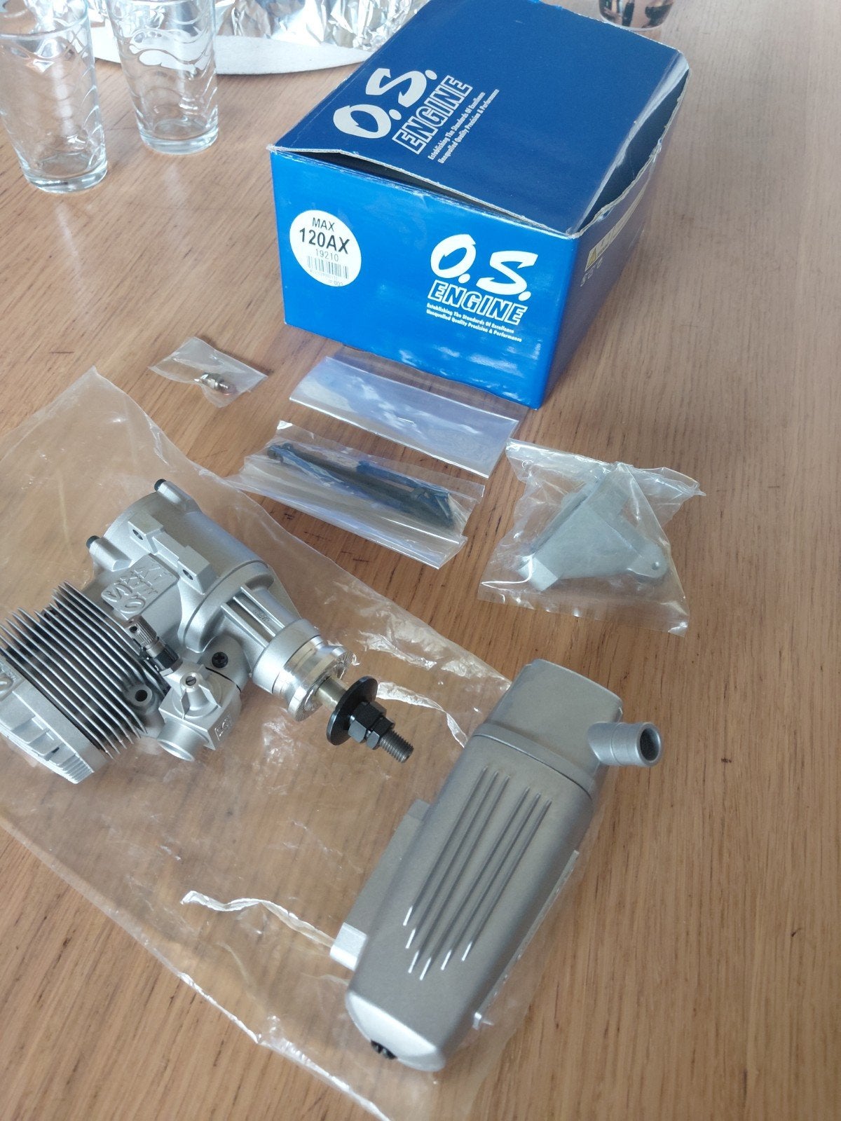 Titel van de advertentie: Moteur O.S. MAX-120AX Ring (Réf 19, Ophalen, Nieuw