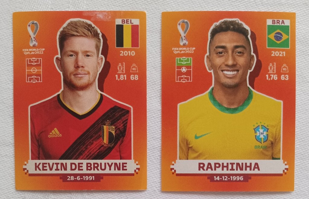 WK 2022 Panini stickers, Ophalen of Verzenden, Zo goed als nieuw, Meerdere stickers