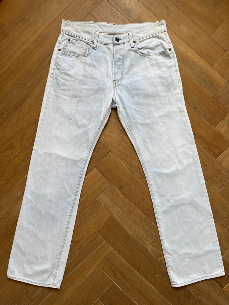 G- star 3301 straight broek jeans Loose Z.G.A.N W33 L32., Kleding | Heren, Ophalen of Verzenden, Zo goed als nieuw, W33 - W34 (confectie 48/50)
