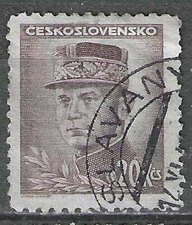 Tchécoslovaquie 1945/1947 - Yvert 417 - Milan Stefanik (ST), Envoi, Affranchi