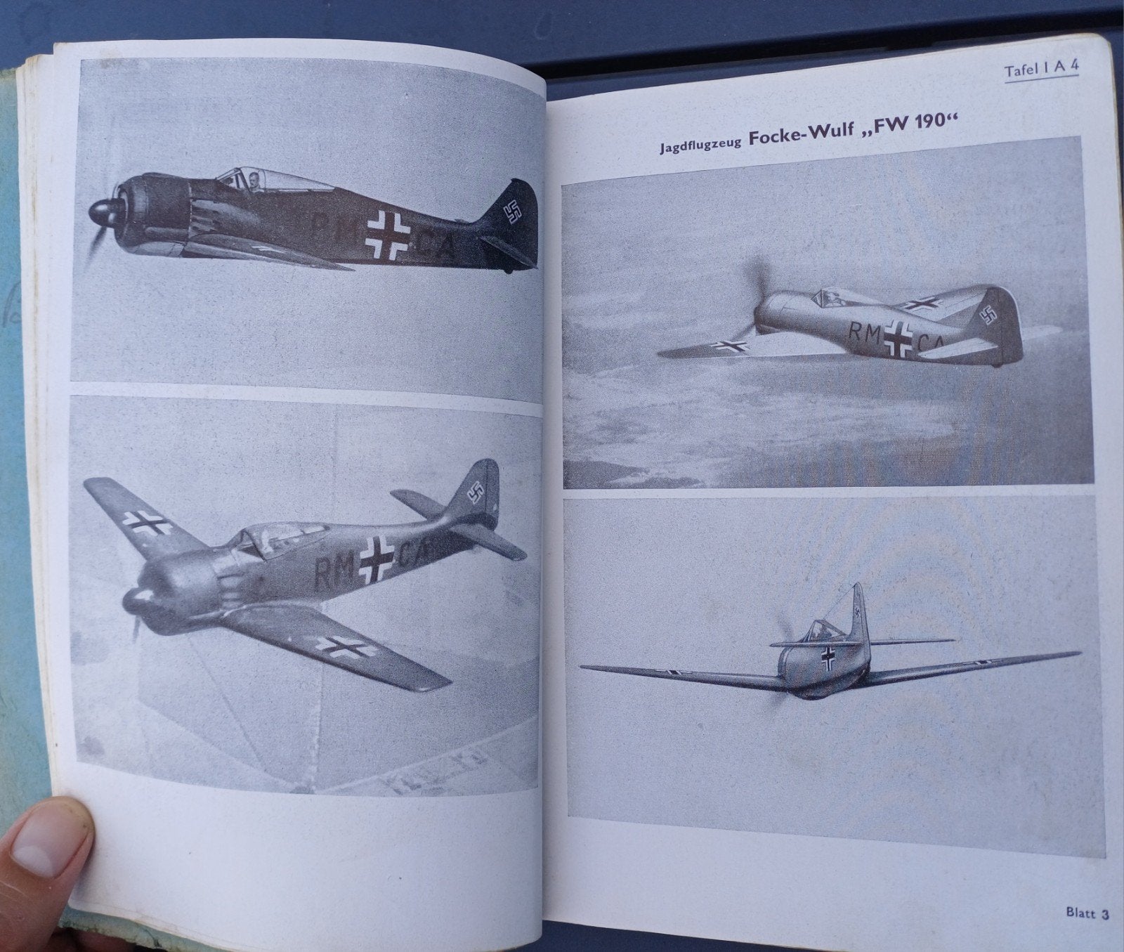 Duitse Luftwaffe Flugzeug Erkennungsdienst August 1943, Ophalen of Verzenden