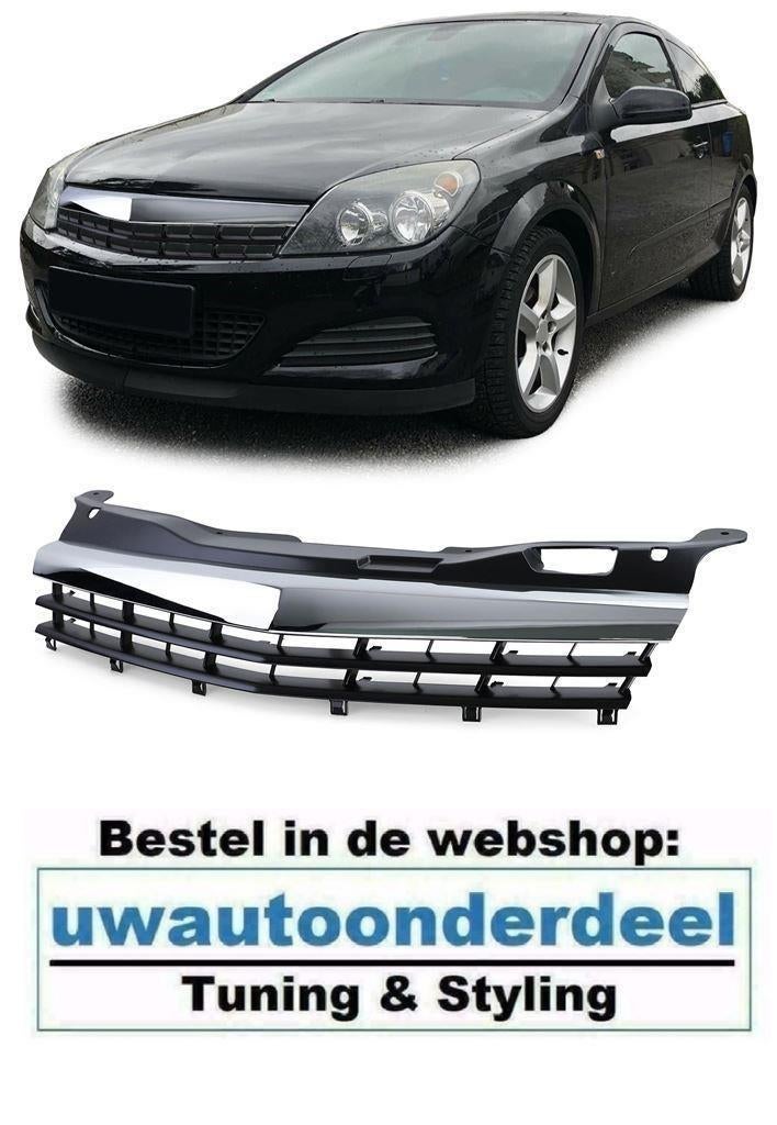 Embleemloze Sport Grill Chome / Glans Zwart Voor Opel Astra, Autos : Divers, Tuning & Styling, Envoi