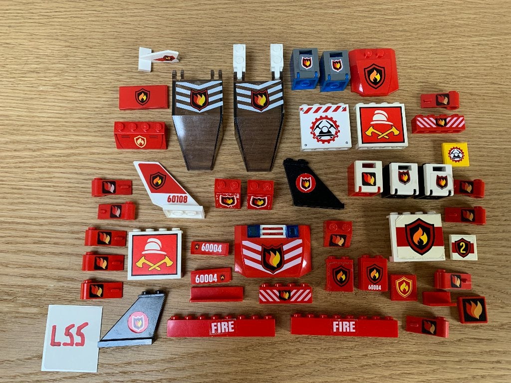 LEGO L55: LOGO'S BRANDWEER, Ophalen of Verzenden, Lego