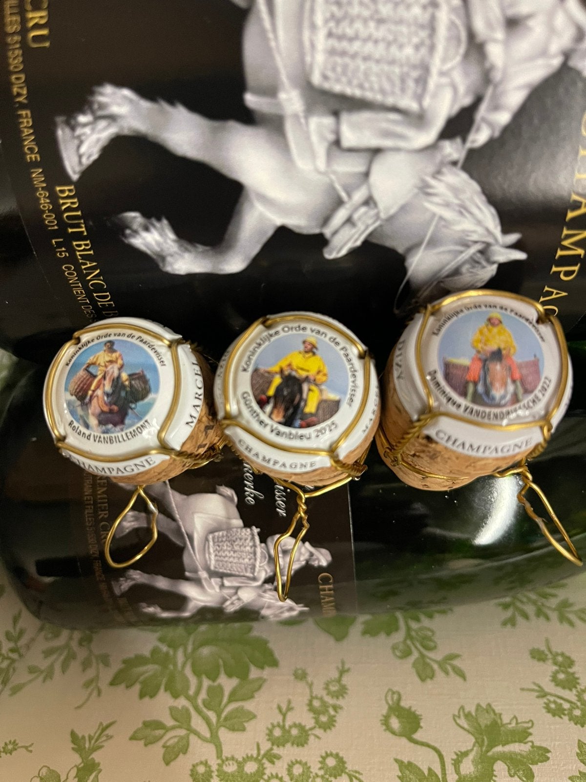 3 Exclusieve Capsules Orde van de Paardevisser Oostduinkerke, Ophalen of Verzenden