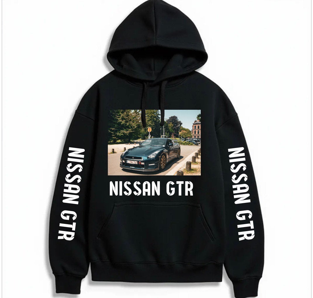 Pull Nissan gtr personalise, Enlèvement, Neuf, Taille 52/54 (L), Noir