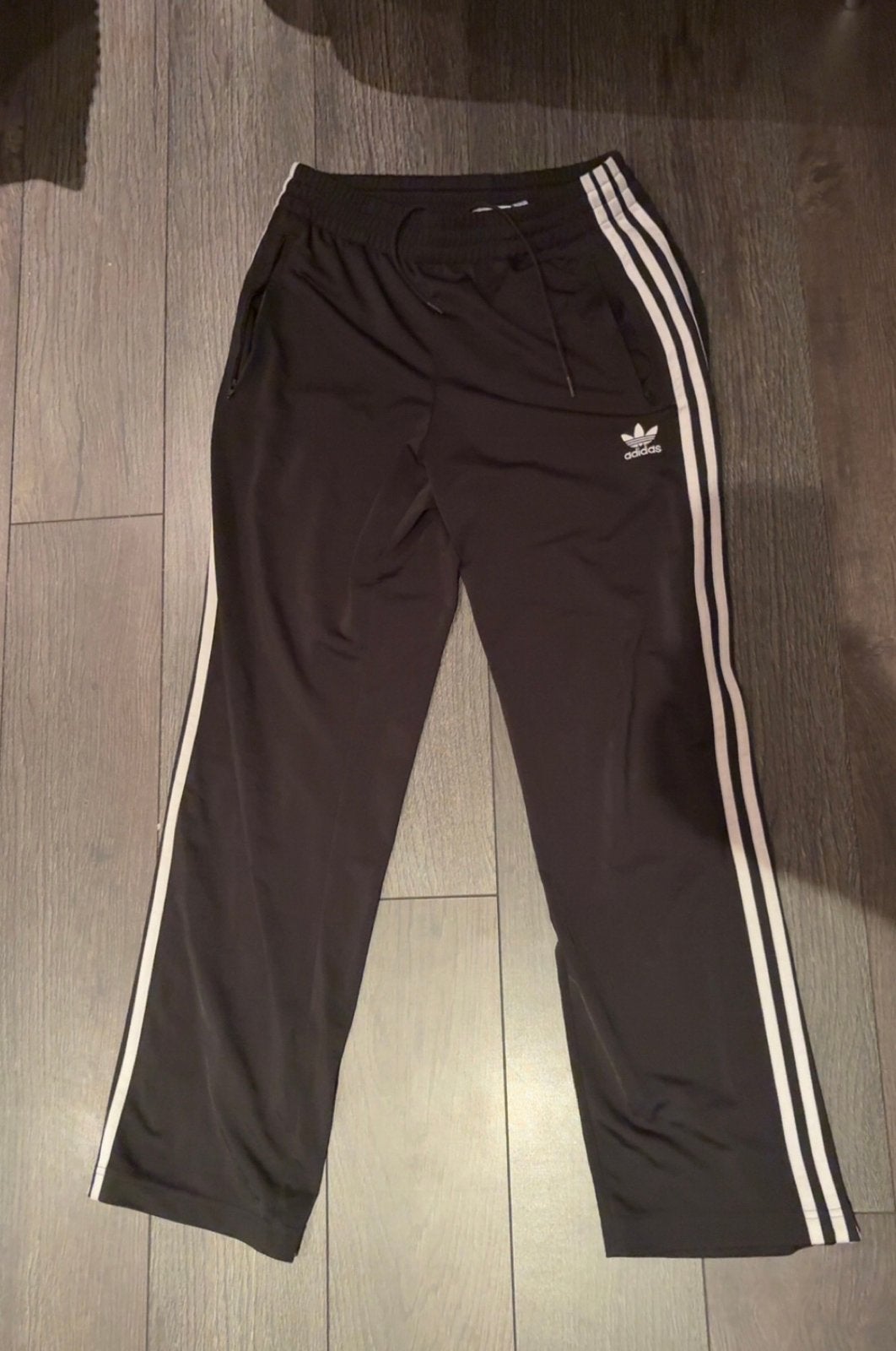 Adidas joggingsbroek, Ophalen, Fitness, Zwart, Zo goed als nieuw