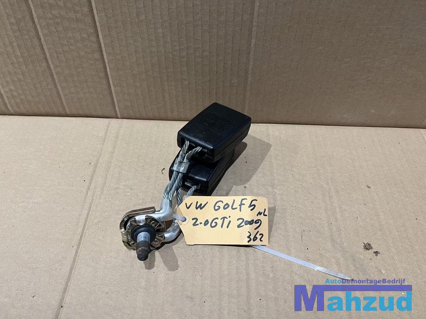 VW GOLF 5 dubbel Gordel sluiting klikker 2003-2009, Volkswagen, Volkswagen AG, Vw@volkswagen.de, Utilisé