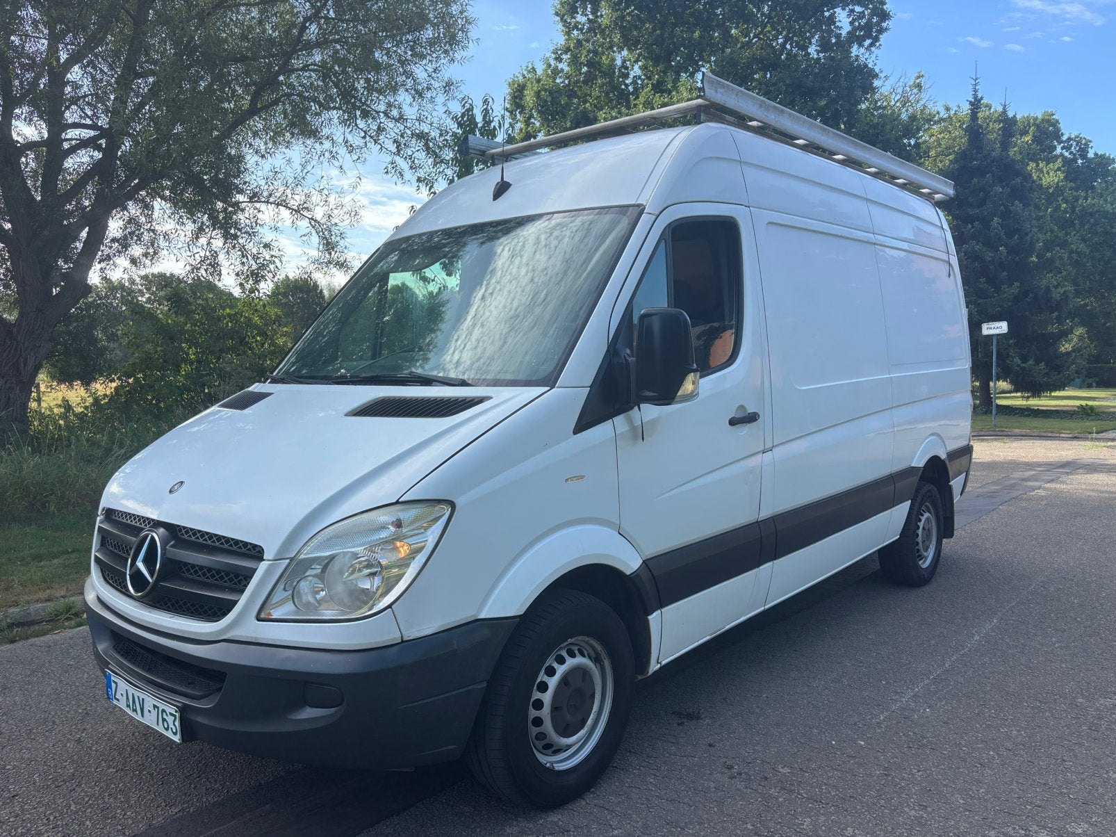 Mercedes Sprinter 313 CDI L2H2 Airco, Auto's, Euro 5, Electronic Stability Program (ESP), Wit, Mercedes-Benz