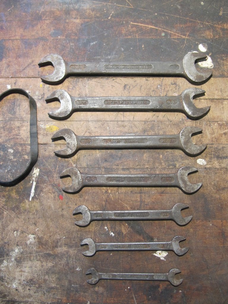 clefs plates en pouce, Enlèvement ou Envoi, Utilisé, Clé/cliquet