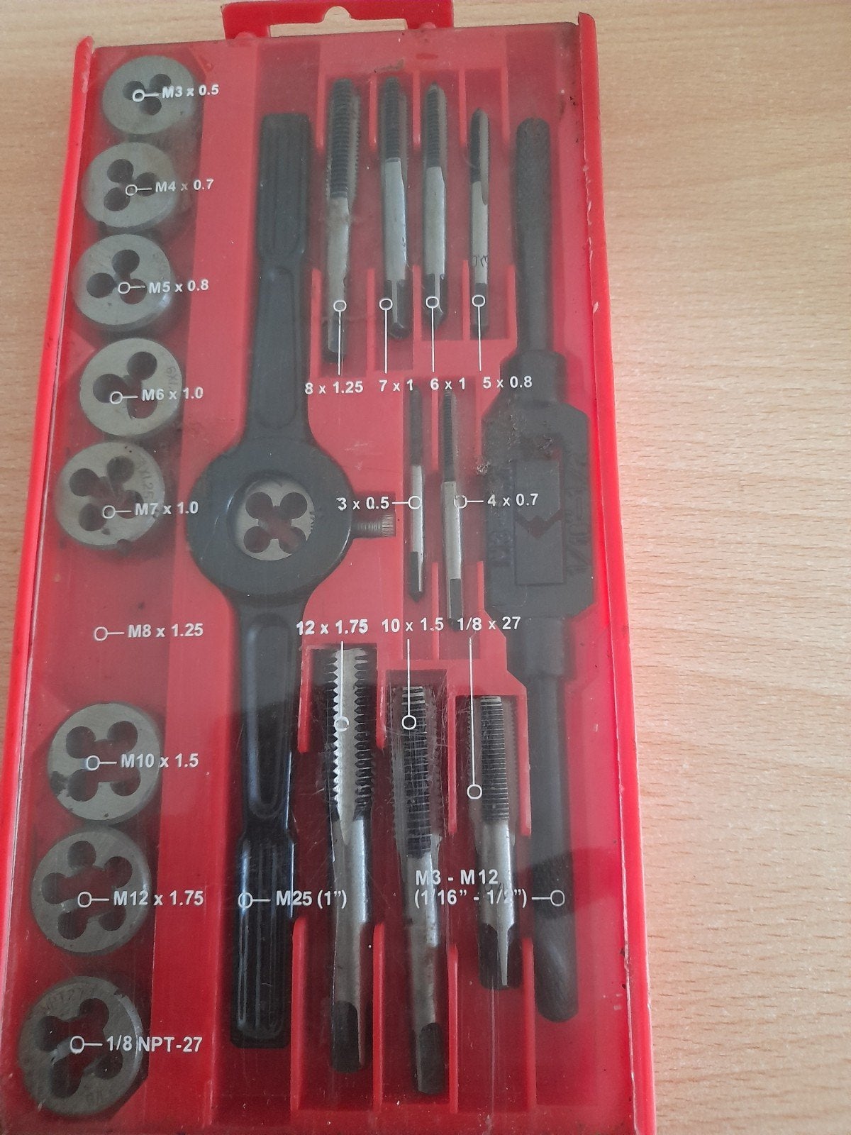 Outils de filetage, Bricolage & Construction, Outillage | Outillage à main, Enlèvement ou Envoi
