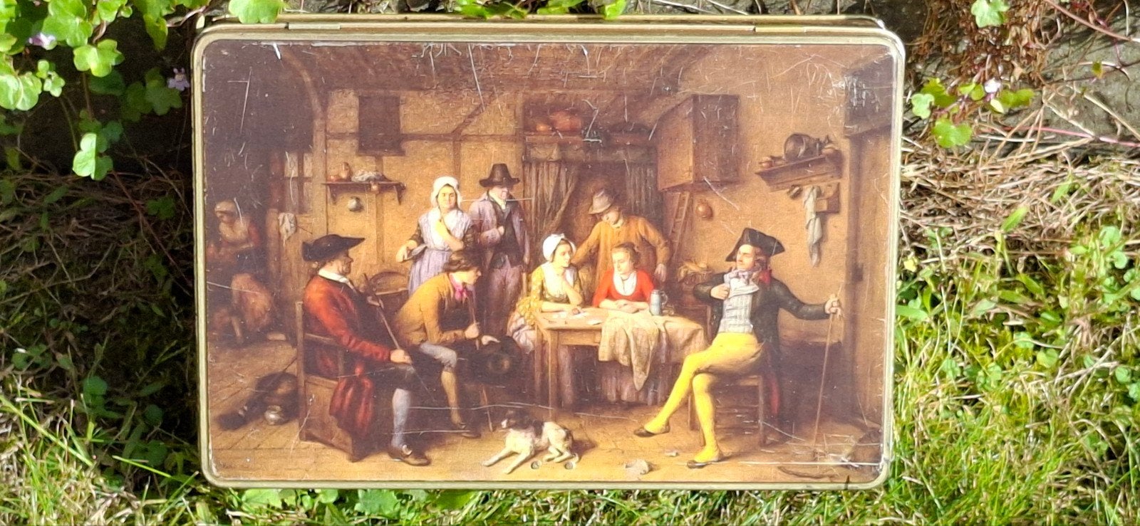 oud blik chocolade Jacques, Verzamelen, Ophalen of Verzenden