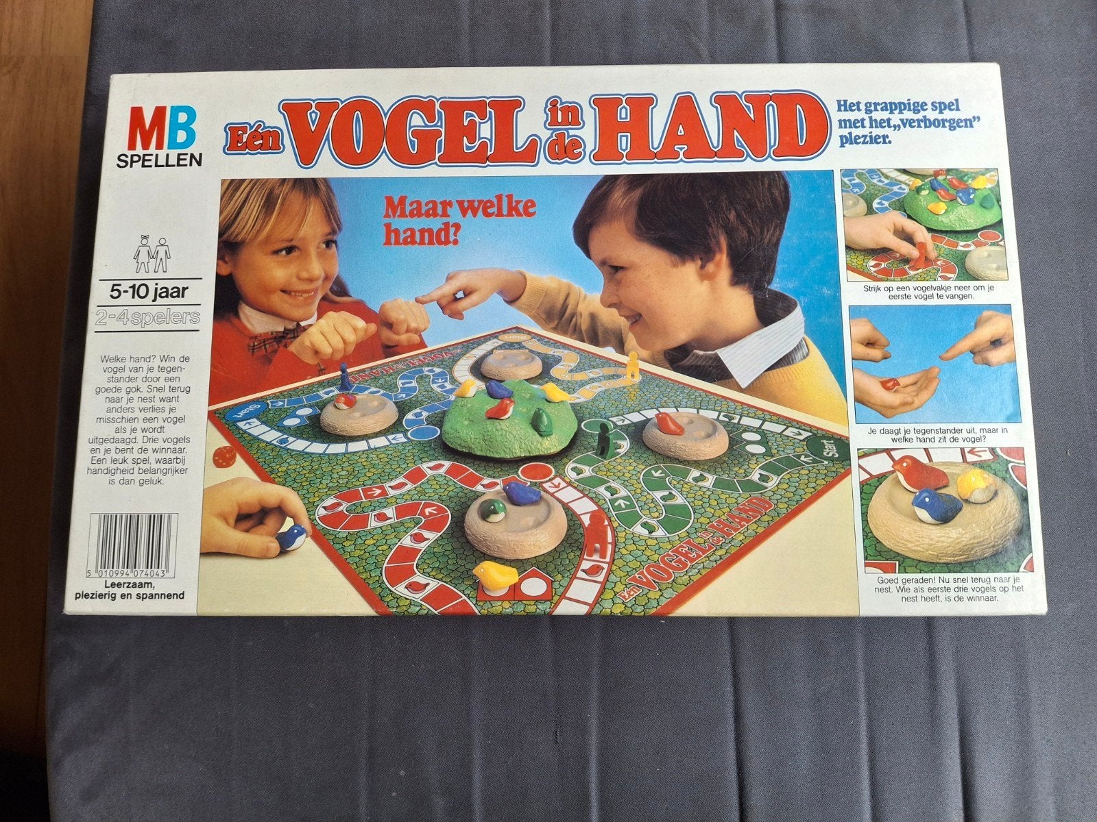 Jeu Vintage MB : Un oiseau dans la main (1984) — Complet, Enlèvement ou Envoi, Comme neuf, MB spellen