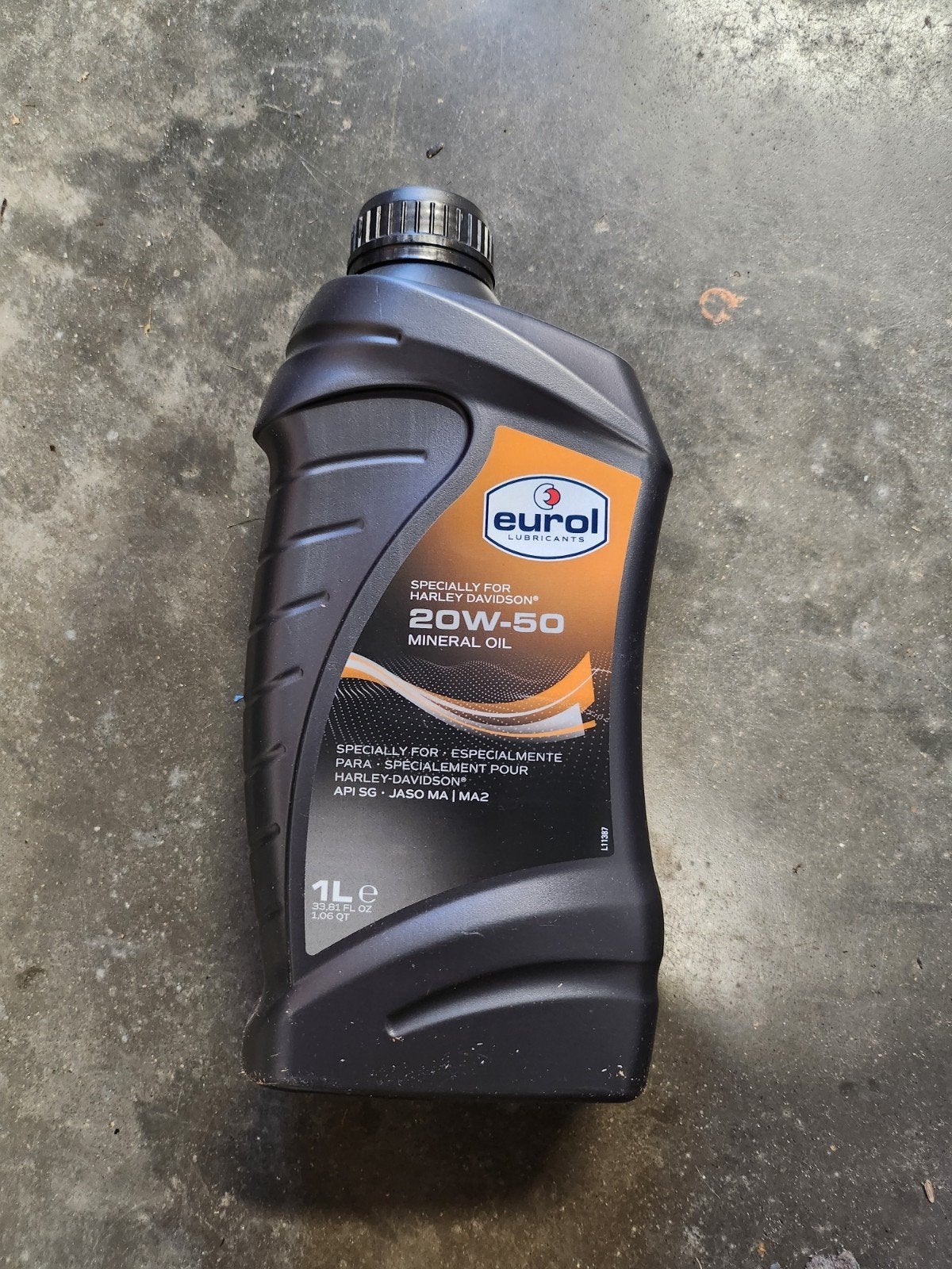 Eurol minerale motorolie Harley Davidson 20w50, Enlèvement ou Envoi, Neuf