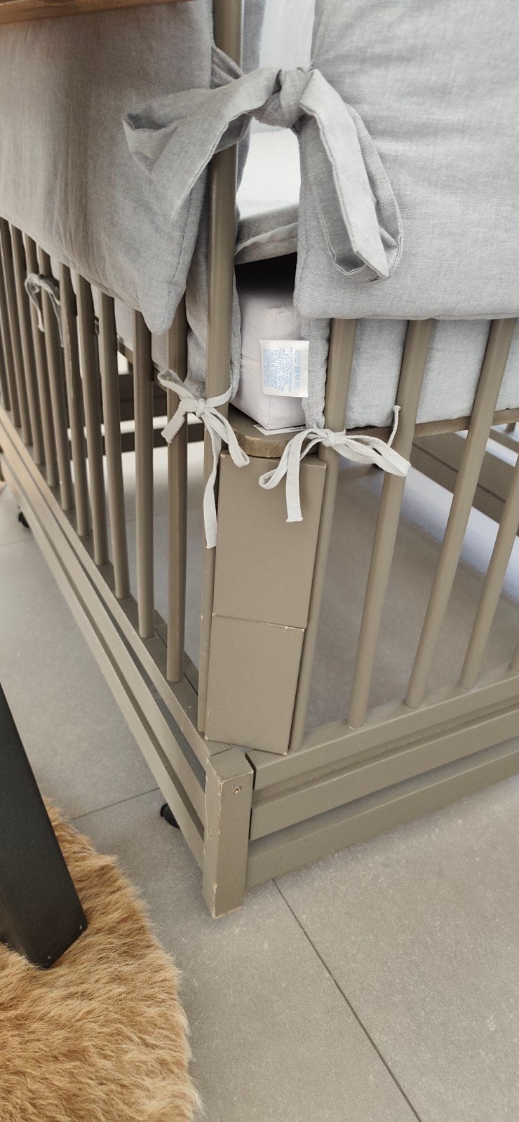 Parc + matelas + rembourrage, Enlèvement
