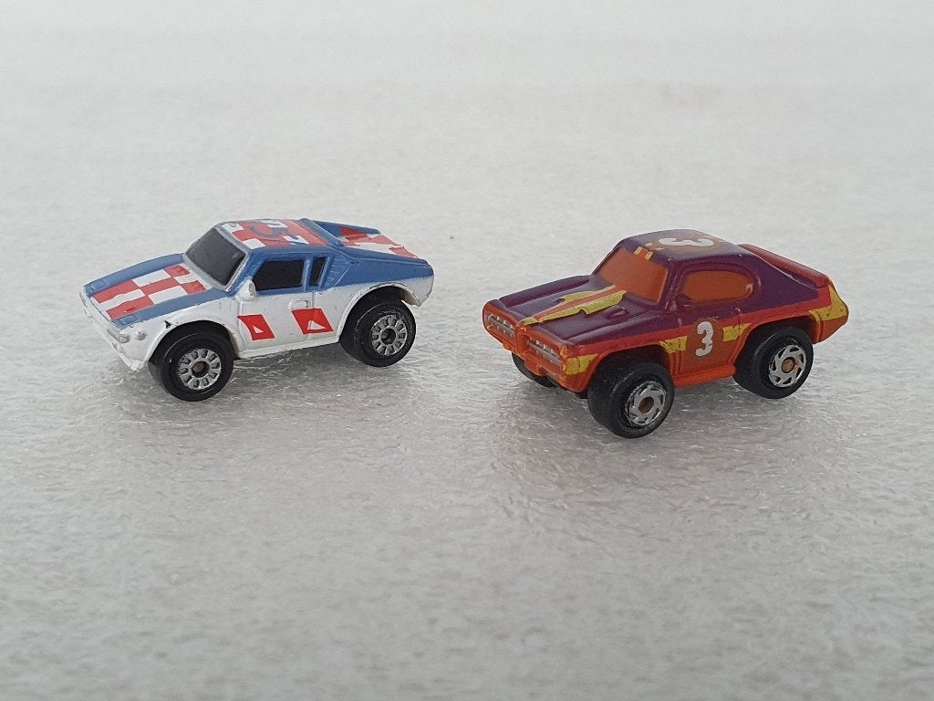 Lot van 2 Micro Machines voertuigen (Galoob), Ophalen of Verzenden, Gebruikt, Auto
