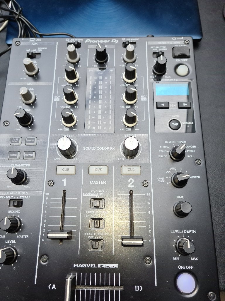 PIONEER DJM-450 2 channel Mixer as New, Enlèvement ou Envoi, Comme neuf, Moins de 5 canaux, Entrée micro