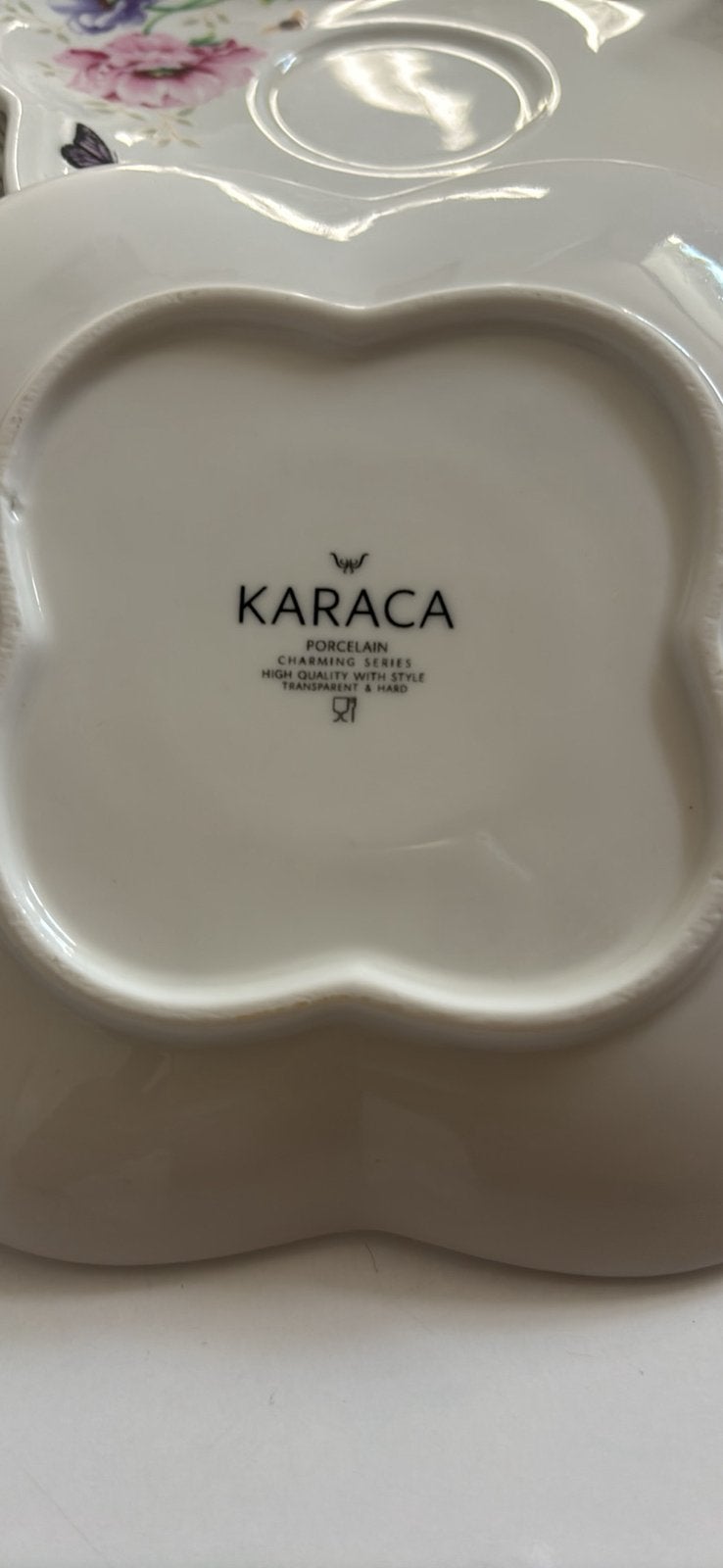 Service à café et petit-déjeuner KARACA en porcelaine, Enlèvement, Comme neuf, Porcelaine