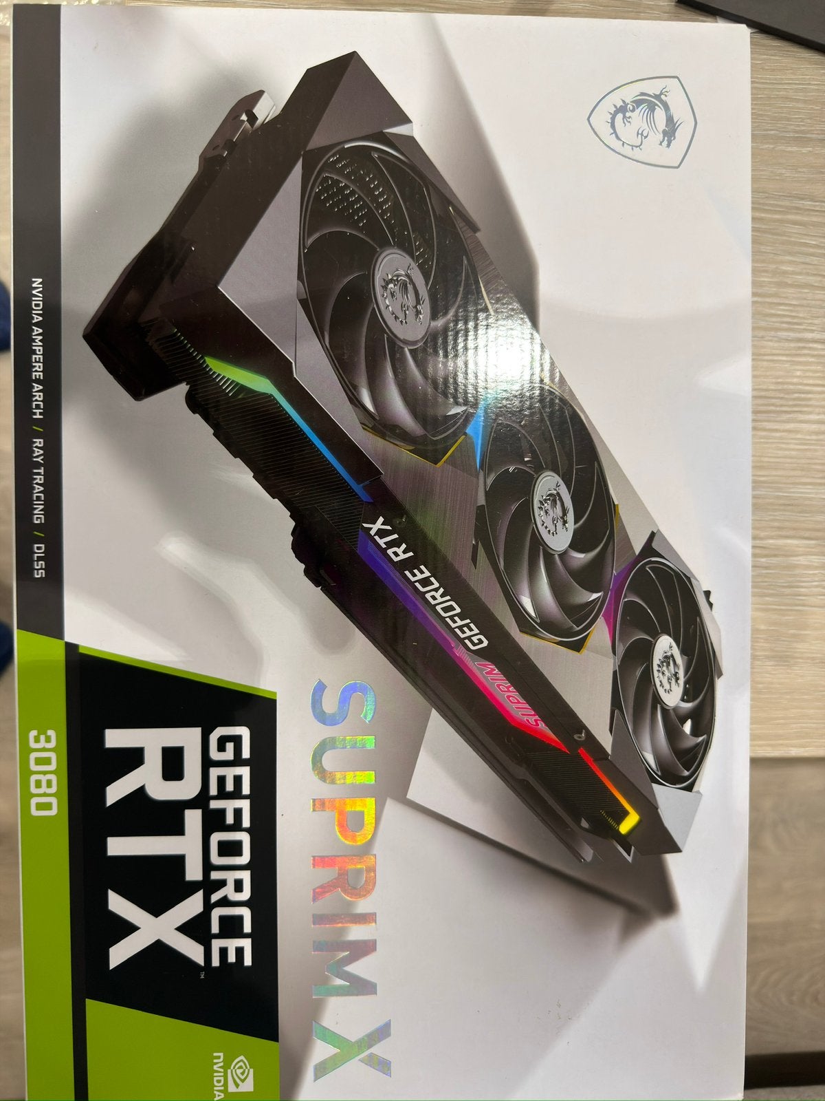 rtx 3080 msi dragon 10 gb, Informatique & Logiciels, Cartes vidéo, Enlèvement, Comme neuf