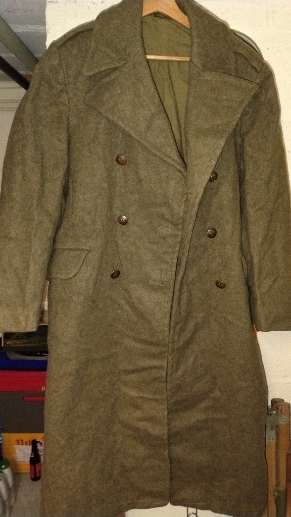 Manteau en laine Armée belge 1940, Enlèvement ou Envoi, Armée de terre, Vêtements ou Chaussures