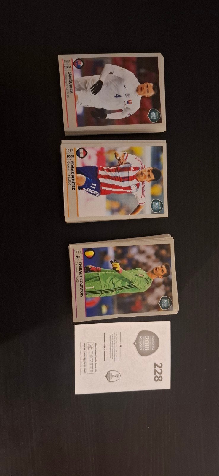 panini road to russia 2018, Enlèvement ou Envoi