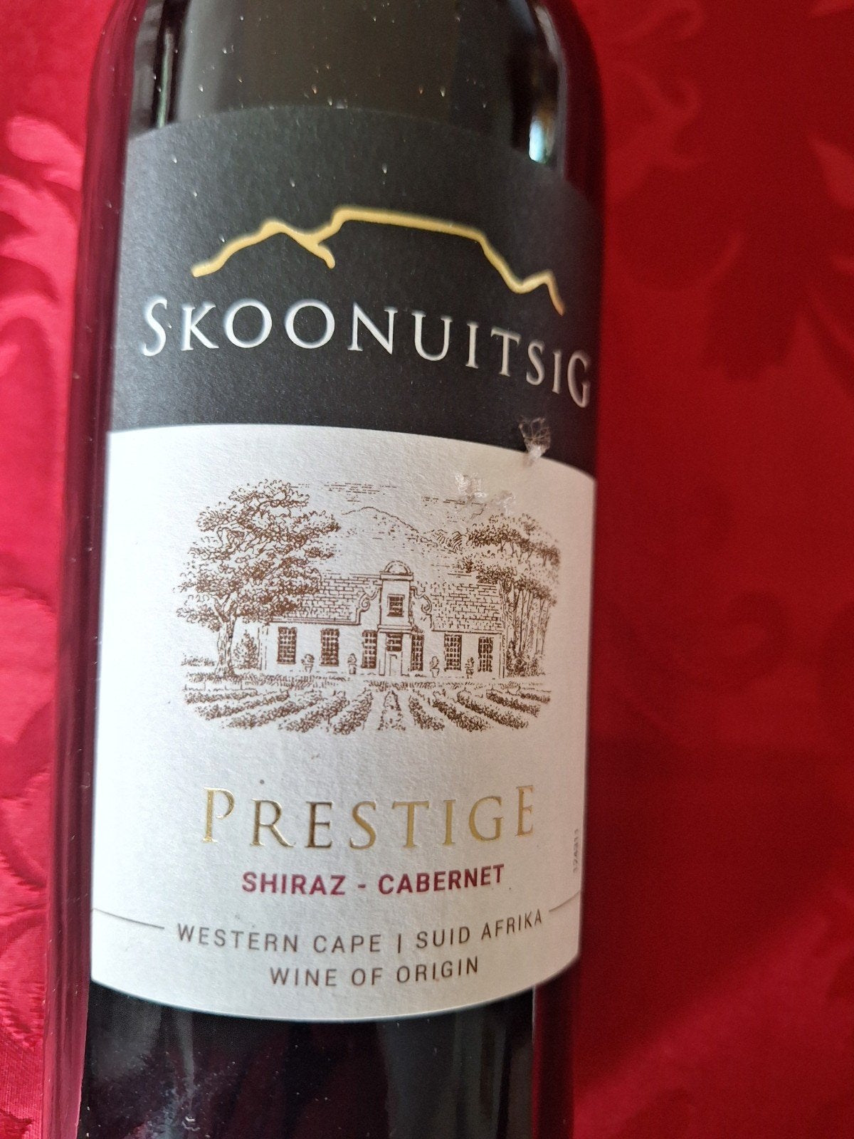 vin rouge Shiraz- Cabernet 2020 d' Afrique du Sud, Neuf, Pleine, Enlèvement, Vin rouge