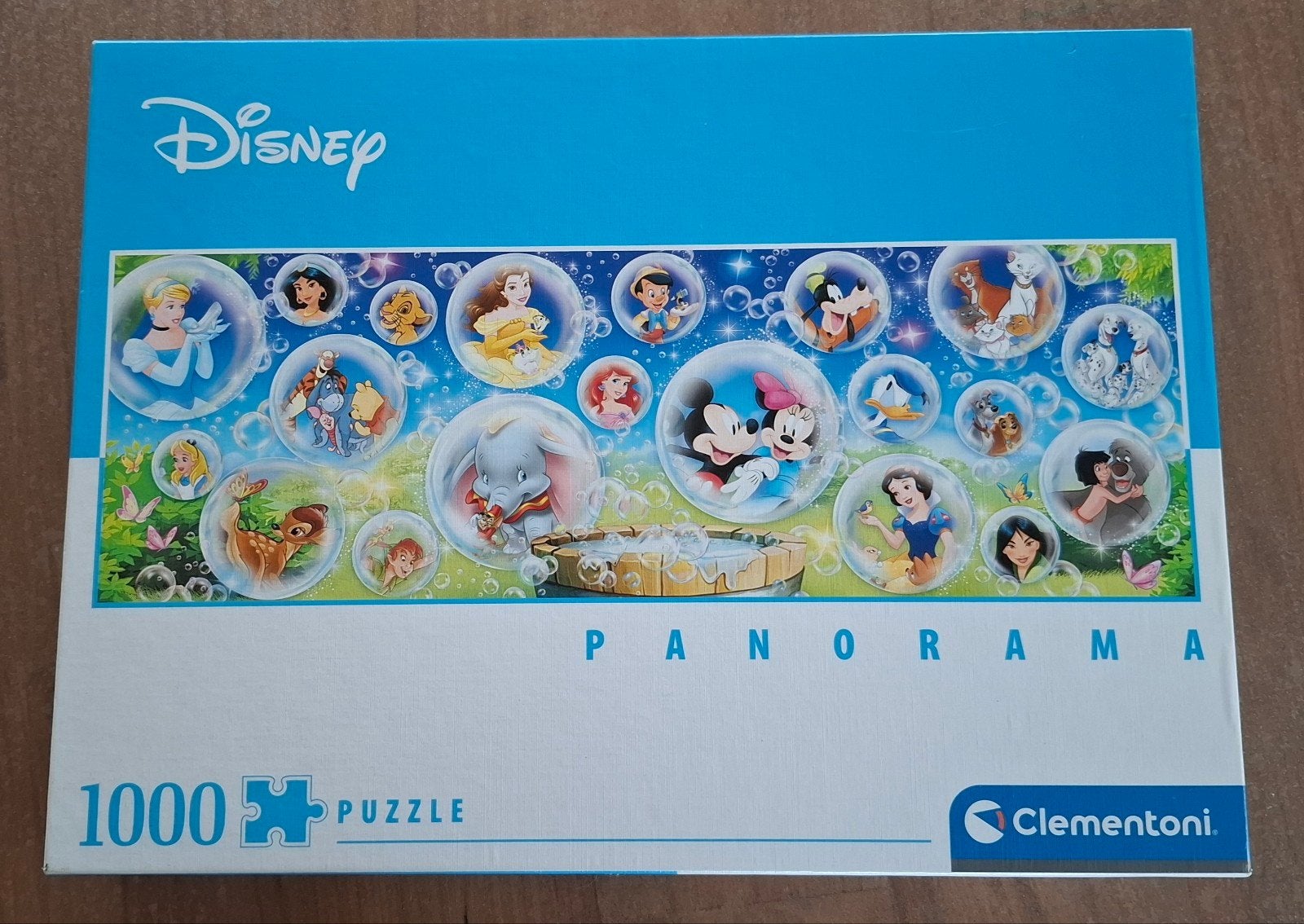 Clementoni panorama puzzel Disney 1000 stuks, Ophalen of Verzenden