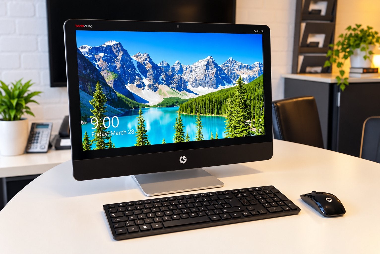 HP All in One Desktop PC, Ophalen, Zo goed als nieuw, 8 GB, SSD