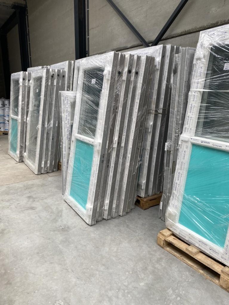 Porte en pvc blanc Vitre ou demie vitrée poignée compris, Enlèvement, Neuf
