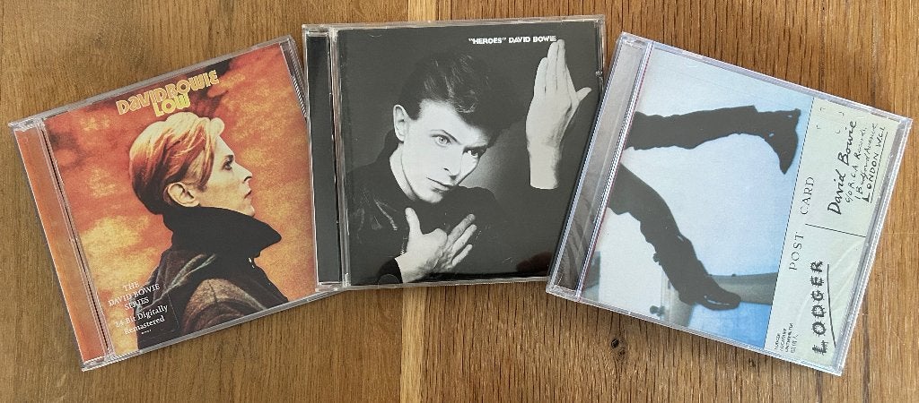 DAVID BOWIE - Low-Heroes-Lodger 24 Bit remast. serie (3 CDs), Cd's en Dvd's, Inclusief boekje, Ophalen of Verzenden, Zo goed als nieuw
