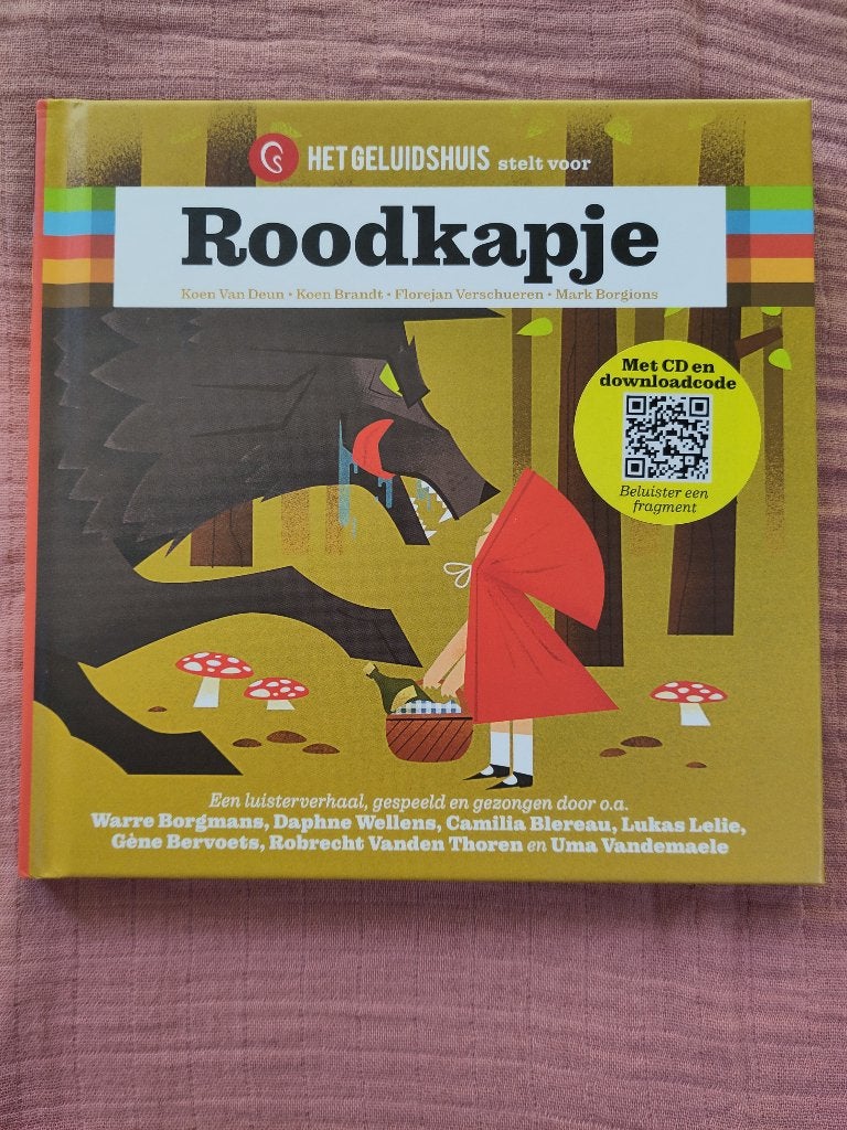 Roodkapje – Heerlijk hoorspel met Warre Borgmans Boek + CD, Livres, Livres audio & Audiolivres, Enlèvement ou Envoi, CD, Enfant