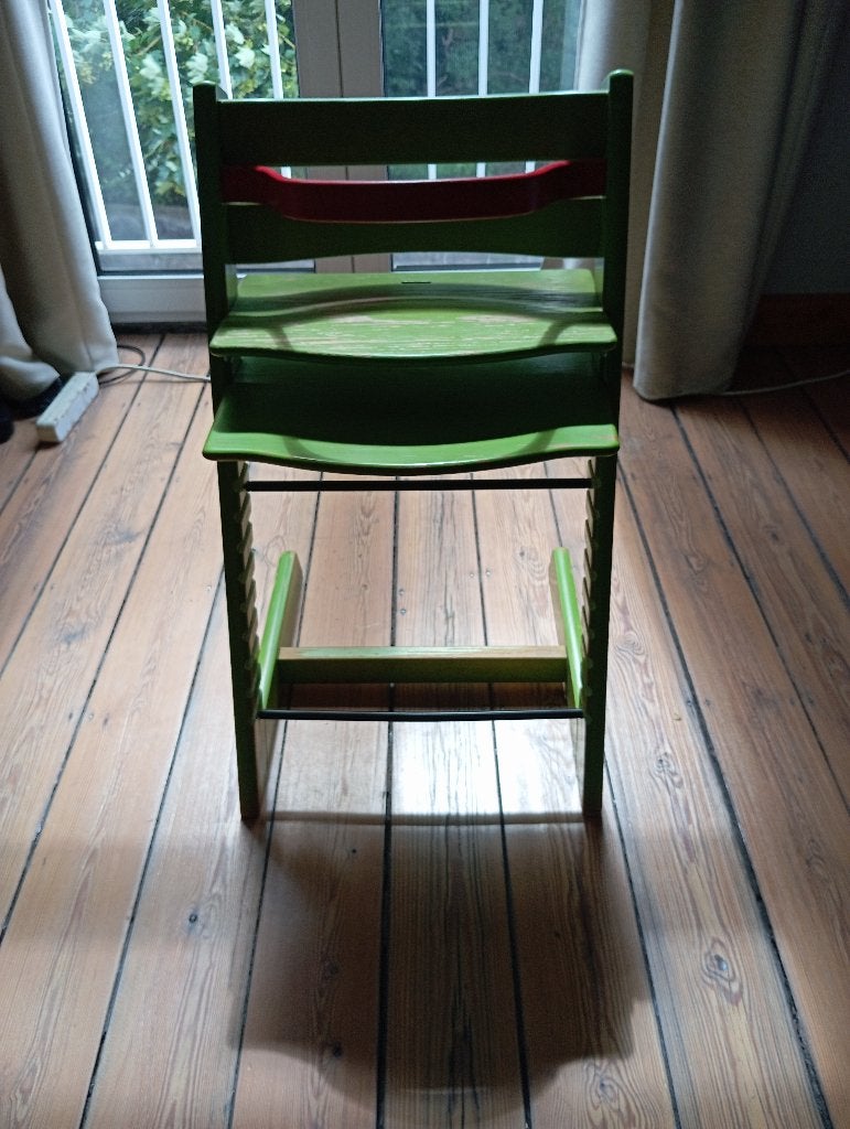 Chaise pour enfant en bois Stokke, Enlèvement, Utilisé, Chaise évolutive, Plateau amovible