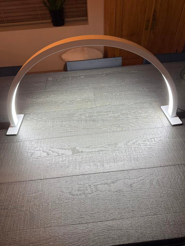 Halve maan lamp met dimmer, Huis en Inrichting, Ophalen, Halve maan, Zo goed als nieuw, Metaal