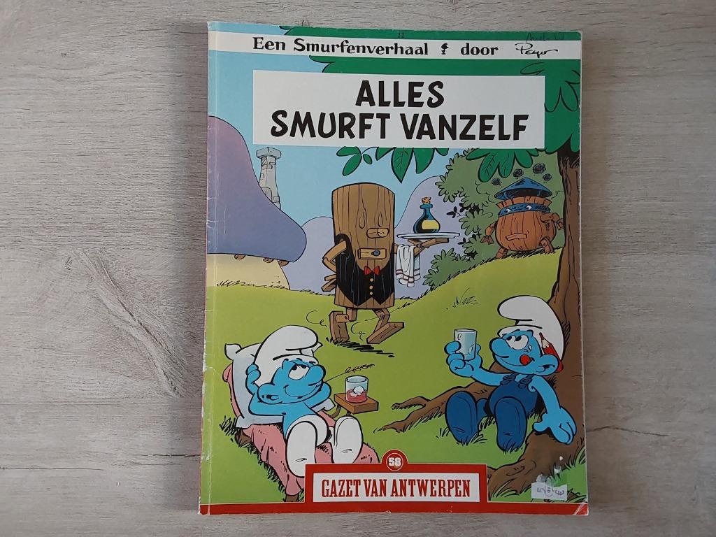 Strips De smurfen, Ophalen of Verzenden, Gelezen