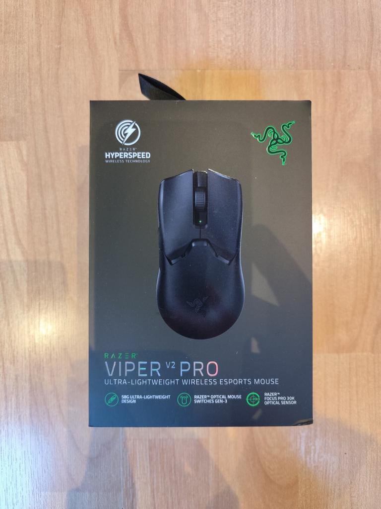 Razer Viper V2 Pro, Computers en Software, Muizen, Zo goed als nieuw, Muis, Rechtshandig, Draadloos, Ophalen of Verzenden