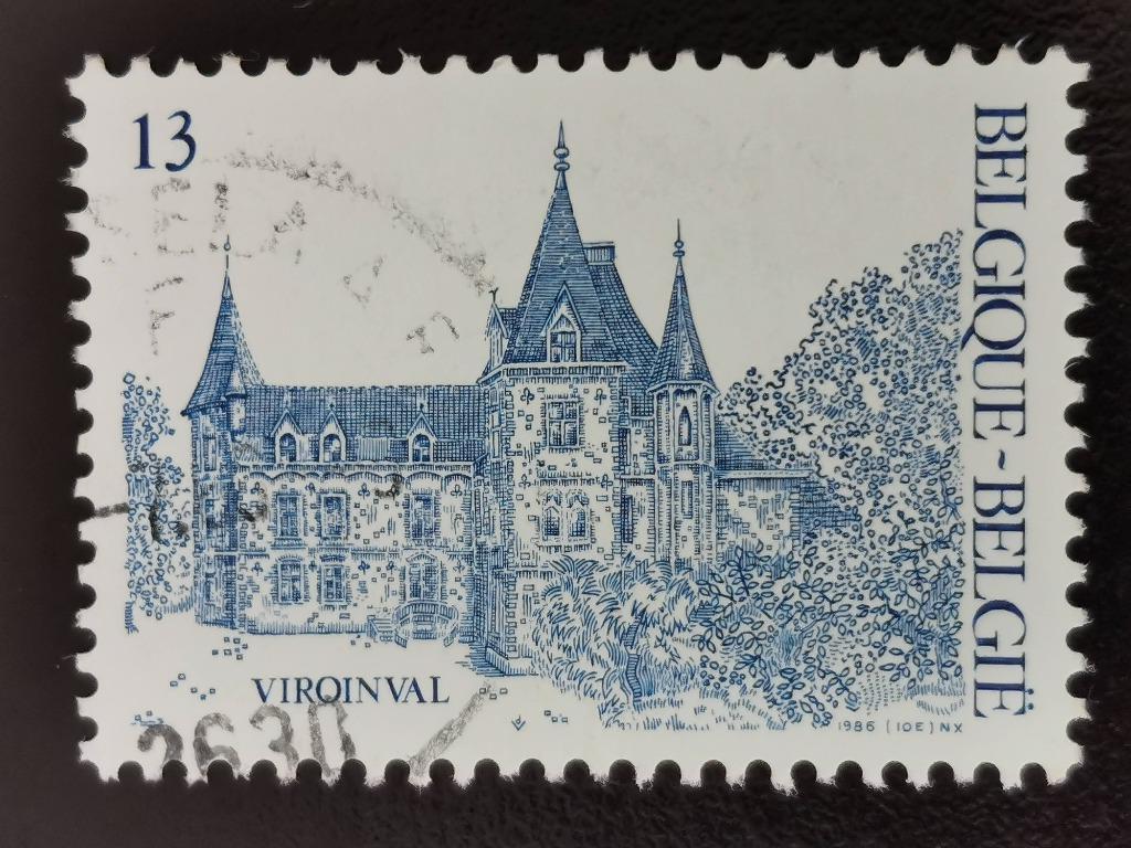 Belgique 1986 - Viroinval - Château de Licot à Nismes, Enlèvement ou Envoi, Affranchi