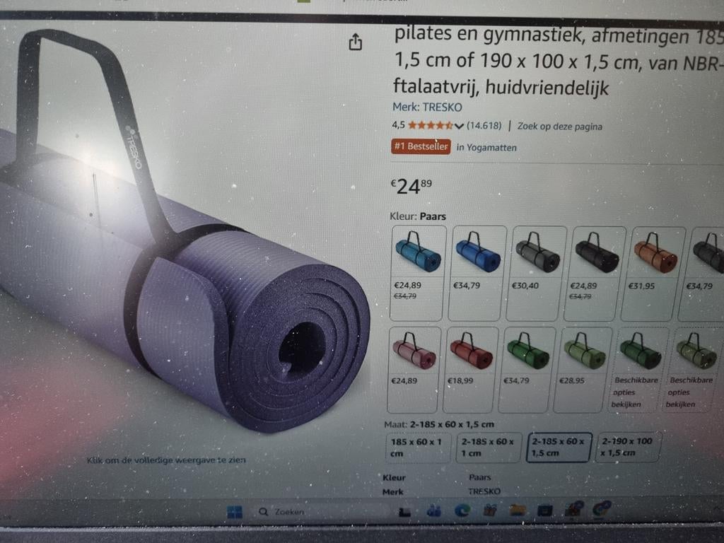 Tapis de yoga, de fitness ou de gym, Enlèvement