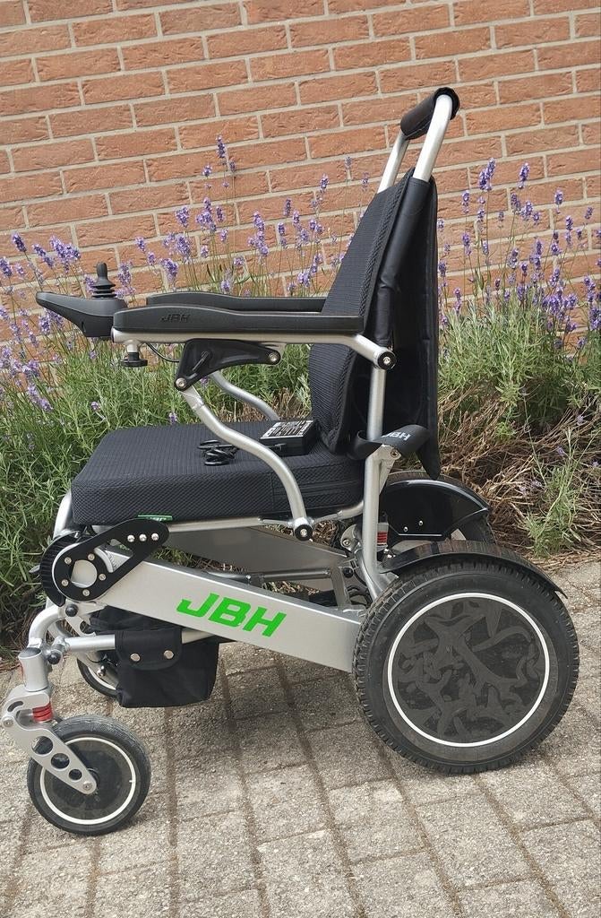 elektr. rolstoel merk:JBH , model:D09 plooibaar  garantie !, Diversen, Rolstoelen, Ophalen of Verzenden, Elektrische rolstoel