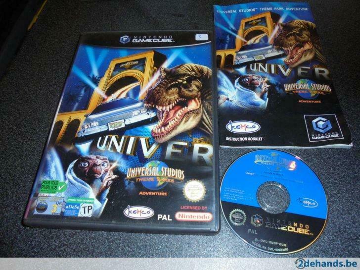 Game cube Universal Studios Theme Park Adventure (orig-comp), Ophalen of Verzenden, Gebruikt