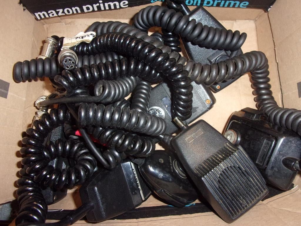 lot de micro cb 4 ,5 et6 pins, Enlèvement, Utilisé, Émetteur et Récepteur