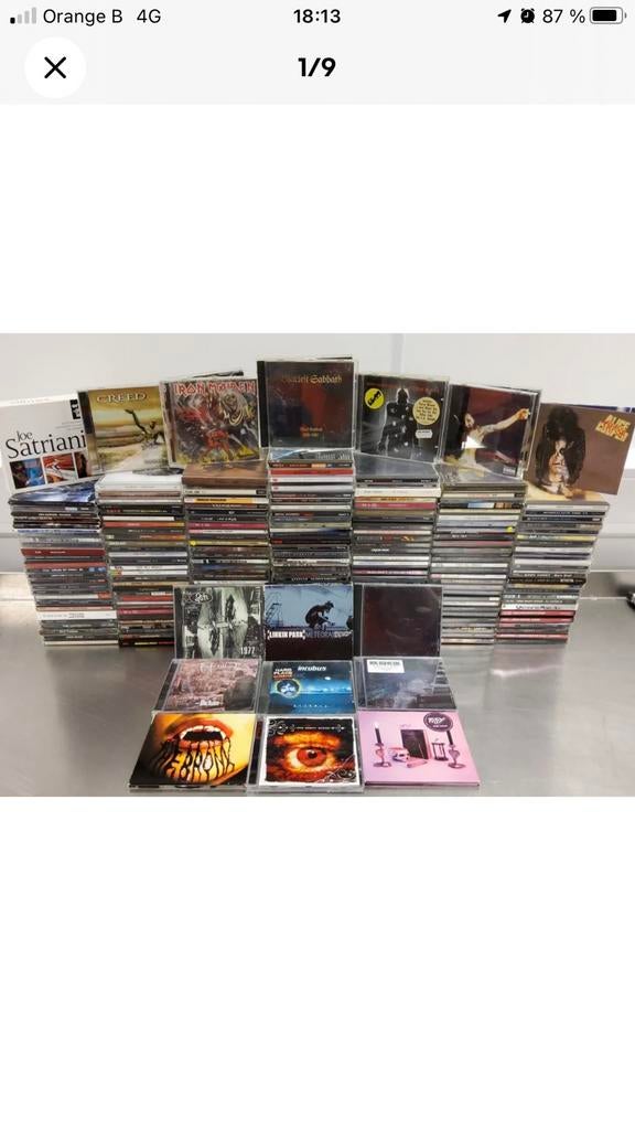 Lot 215 x CD Metal - Black Sabbath Osbourne Metallica Iron M, Cd's en Dvd's, Ophalen of Verzenden